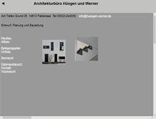 Tablet Screenshot of huesgen-werner.de